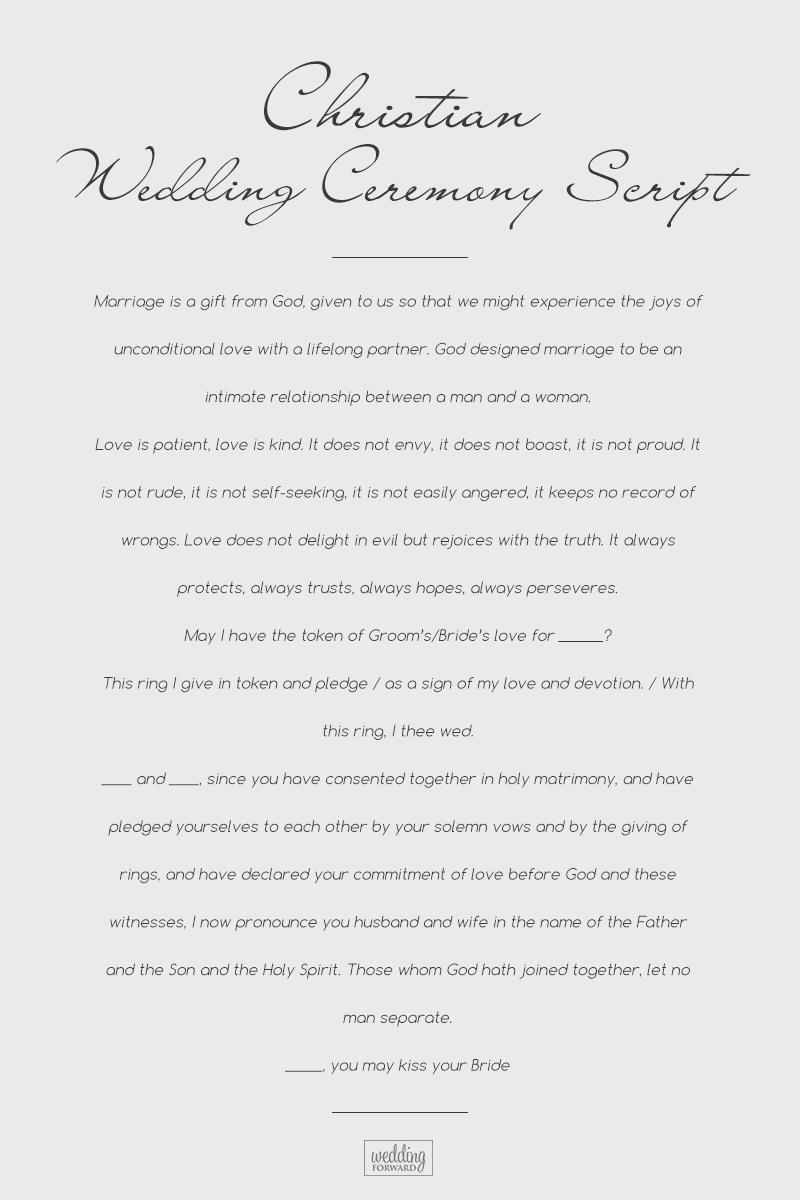 methodist wedding ceremony script